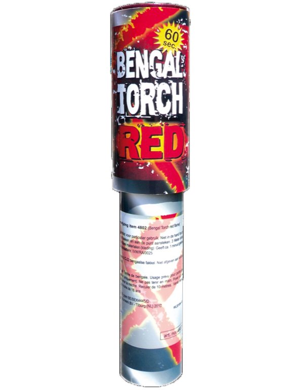 Bengalo Bengal Torch Rot Bengalfeuer Bengalfackel Kat 2