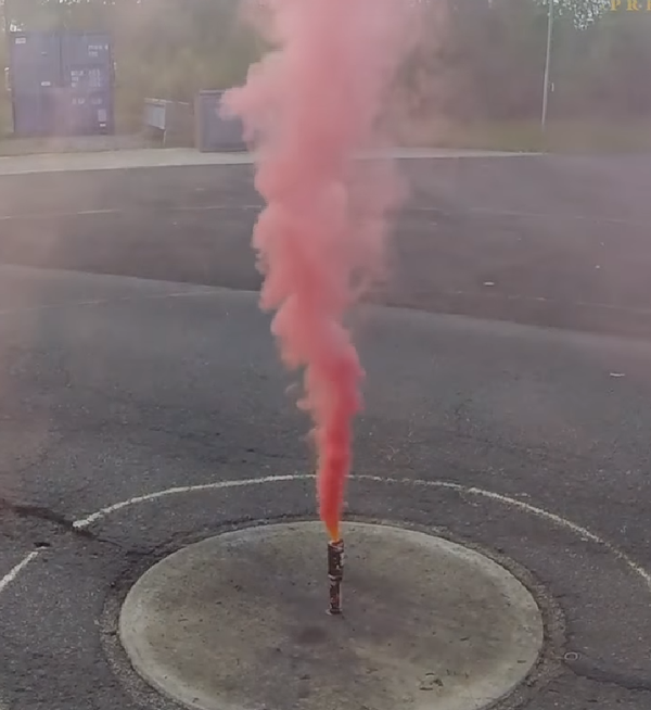 smoke Torch Rauch Rot  T1 Vulcan Feuerwerk